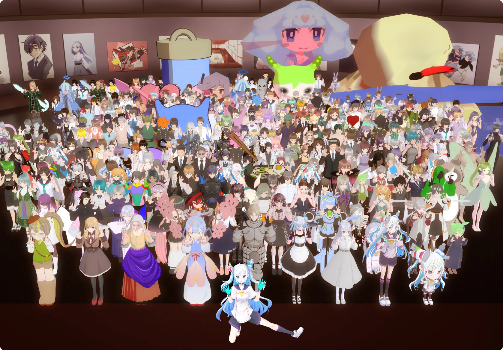 「みんなでつくるアート」芸術専攻AI VTuber